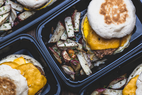Sausage, Egg and Cheese Breakfast Sandwich