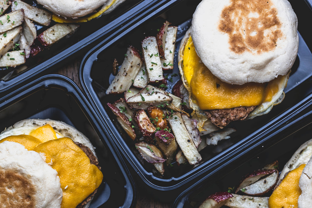 Sausage, Egg and Cheese Breakfast Sandwich